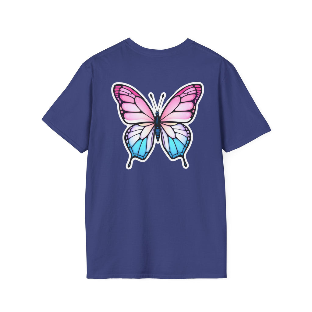 Trans Caterpillar to Butterfly Transformation T-Shirt, Unisex Graphic T-Shirt - EqualiTees.Me