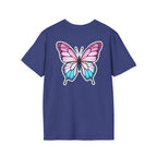 Trans Caterpillar to Butterfly Transformation T-Shirt, Unisex Graphic T-Shirt - EqualiTees.Me