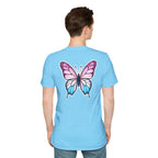 Trans Caterpillar to Butterfly Transformation T-Shirt, Unisex Graphic T-Shirt - EqualiTees.Me