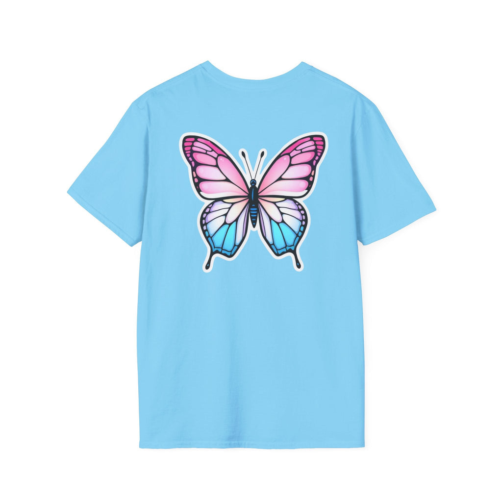 Trans Caterpillar to Butterfly Transformation T-Shirt, Unisex Graphic T-Shirt - EqualiTees.Me