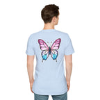 Trans Caterpillar to Butterfly Transformation T-Shirt, Unisex Graphic T-Shirt - EqualiTees.Me