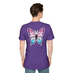 Trans Caterpillar to Butterfly Transformation T-Shirt, Unisex Graphic T-Shirt - EqualiTees.Me