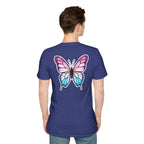Trans Caterpillar to Butterfly Transformation T-Shirt, Unisex Graphic T-Shirt - EqualiTees.Me