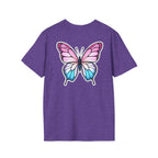Trans Caterpillar to Butterfly Transformation T-Shirt, Unisex Graphic T-Shirt - EqualiTees.Me
