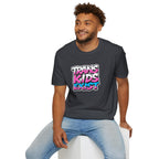 Trans Kids Exist Unisex Softstyle T-Shirt - EqualiTees.Me
