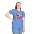 Trans Kids Exist Unisex Softstyle T-Shirt - EqualiTees.Me