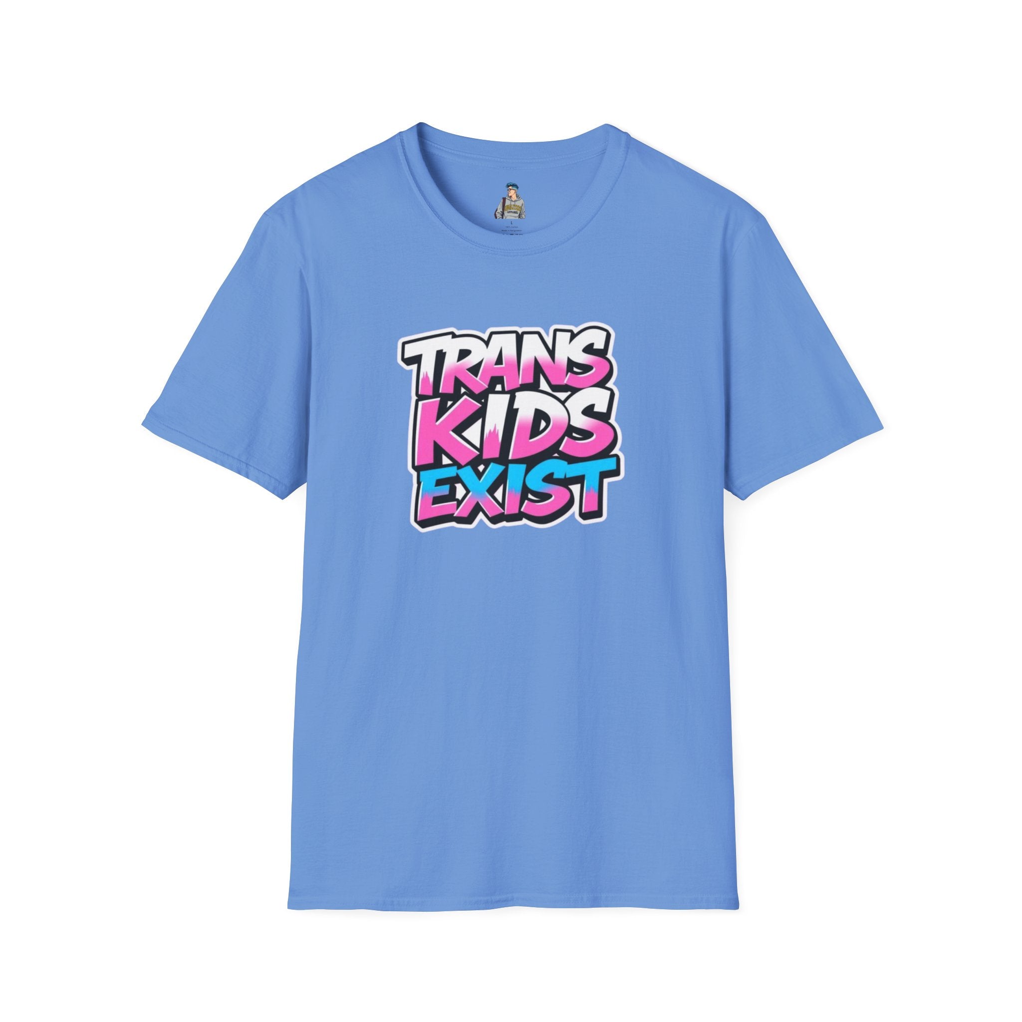 Trans Kids Exist Unisex Softstyle T-Shirt - EqualiTees.Me