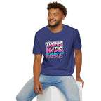 Trans Kids Exist Unisex Softstyle T-Shirt - EqualiTees.Me