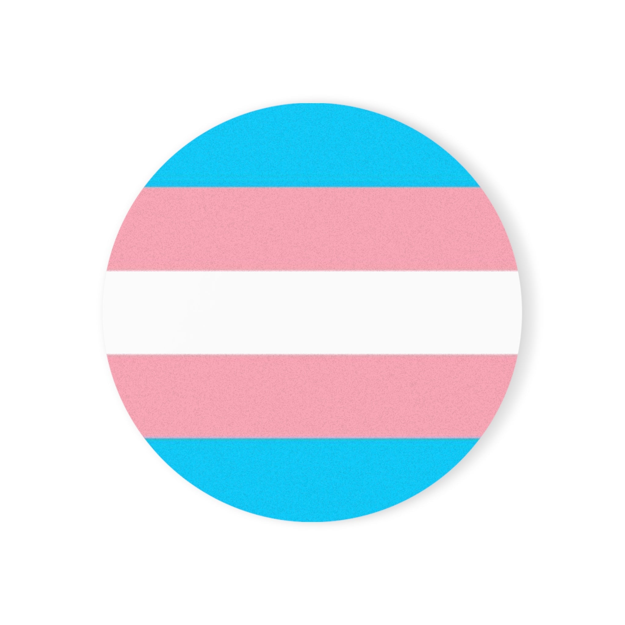 Trans Pride Cork Back Coaster - Supportive & Stylish Drinkware - EqualiTees.Me