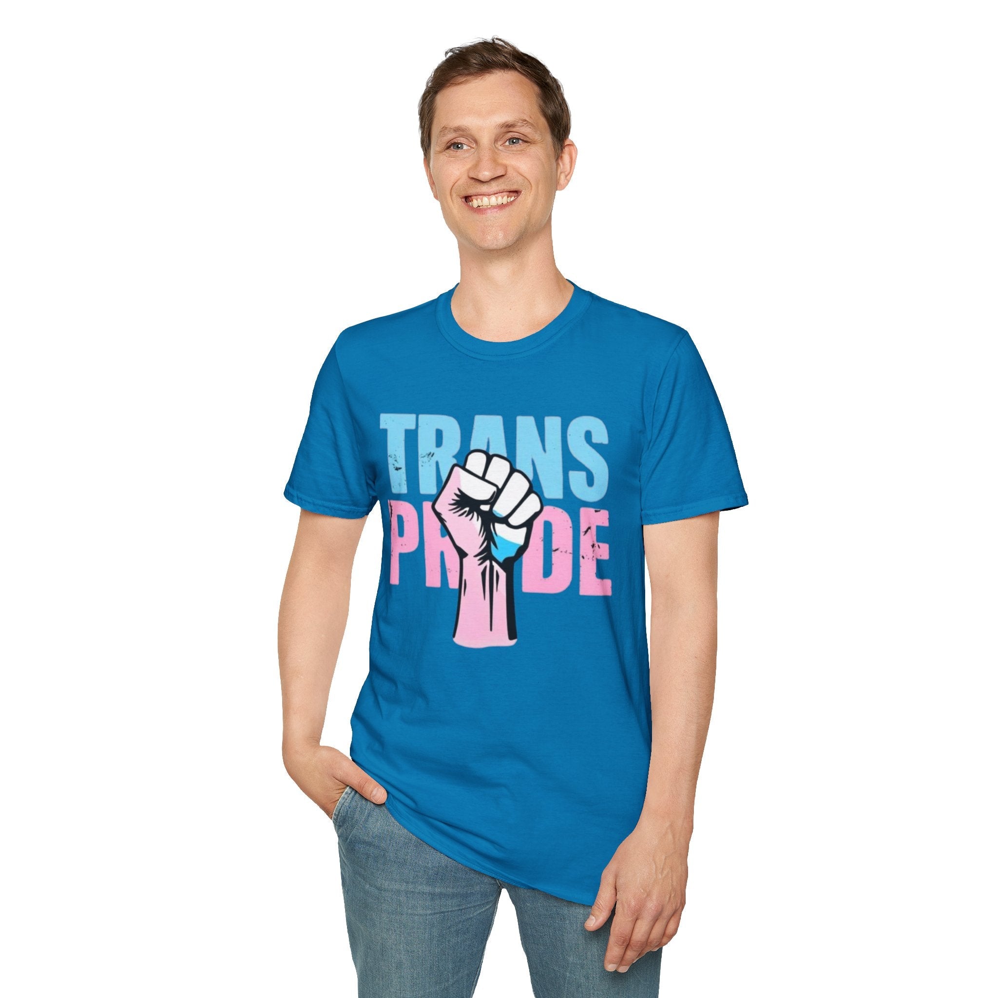 Trans Pride Unisex Softstyle T-Shirt - EqualiTees.Me
