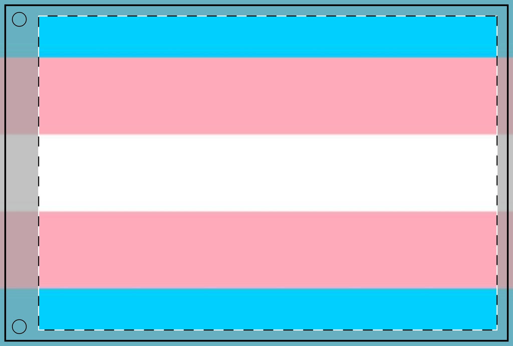 Transgender Pride Double - Sided Flag - Celebrate Inclusivity and Diversity - EqualiTees.Me