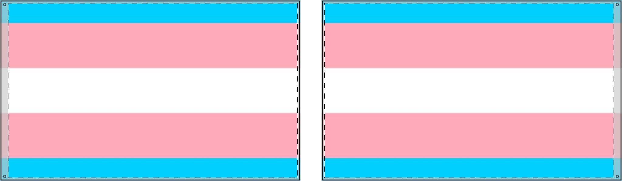 Transgender Pride Double - Sided Flag - Celebrate Inclusivity and Diversity - EqualiTees.Me