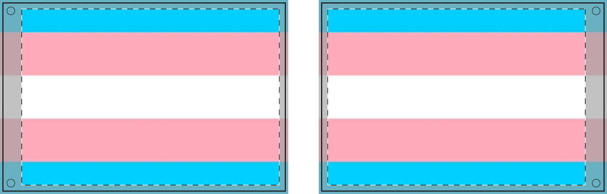 Transgender Pride Double - Sided Flag - Celebrate Inclusivity and Diversity - EqualiTees.Me