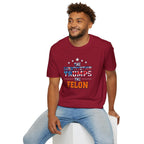 Unisex Patriotic T-Shirt - The Constitution Trumps the Felon - EqualiTees.Me