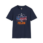 Unisex Patriotic T-Shirt - The Constitution Trumps the Felon - EqualiTees.Me