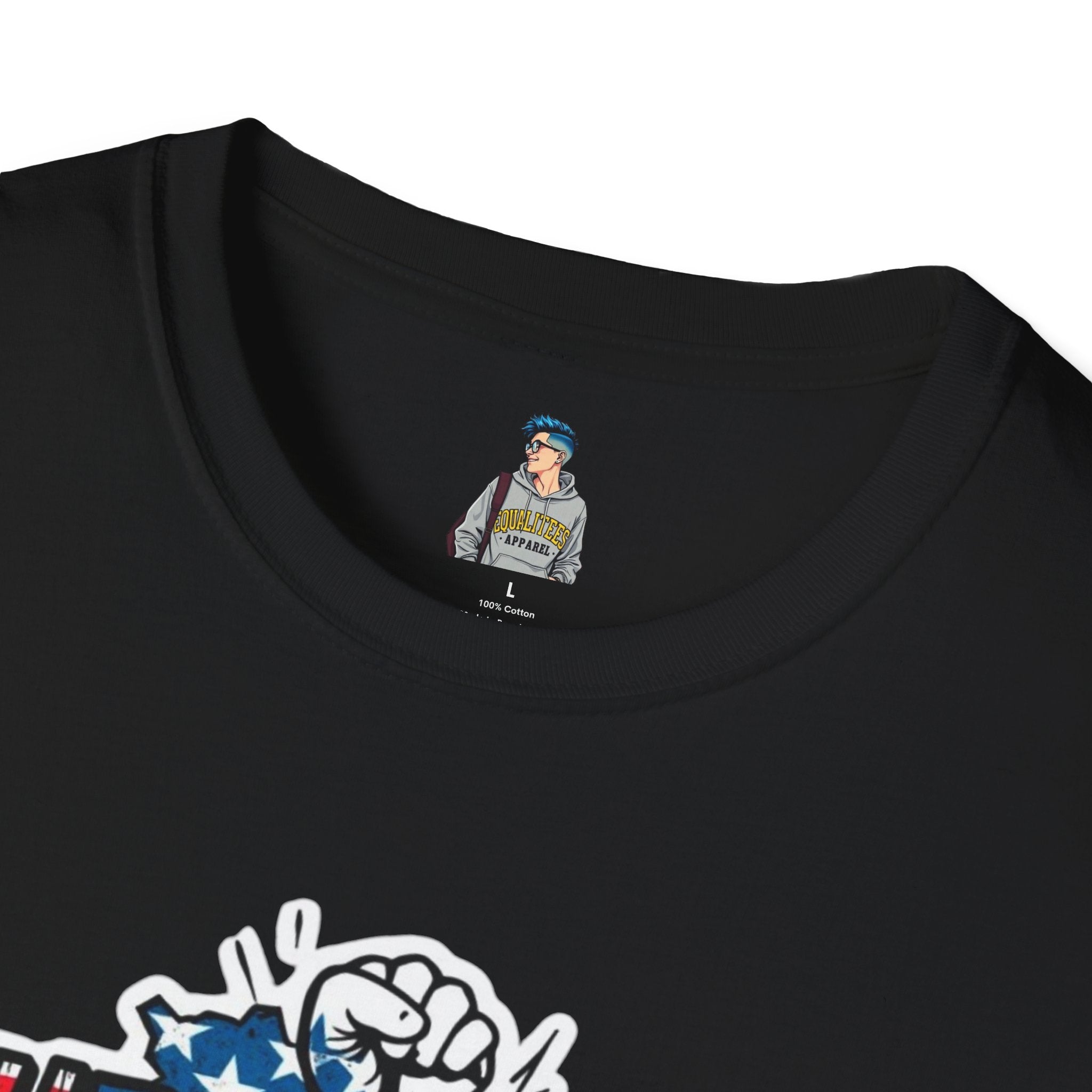 Unisex Softstyle T-Shirt - 'Fascists Feed on Fear, Starve Them' Protest Tee - EqualiTees.Me