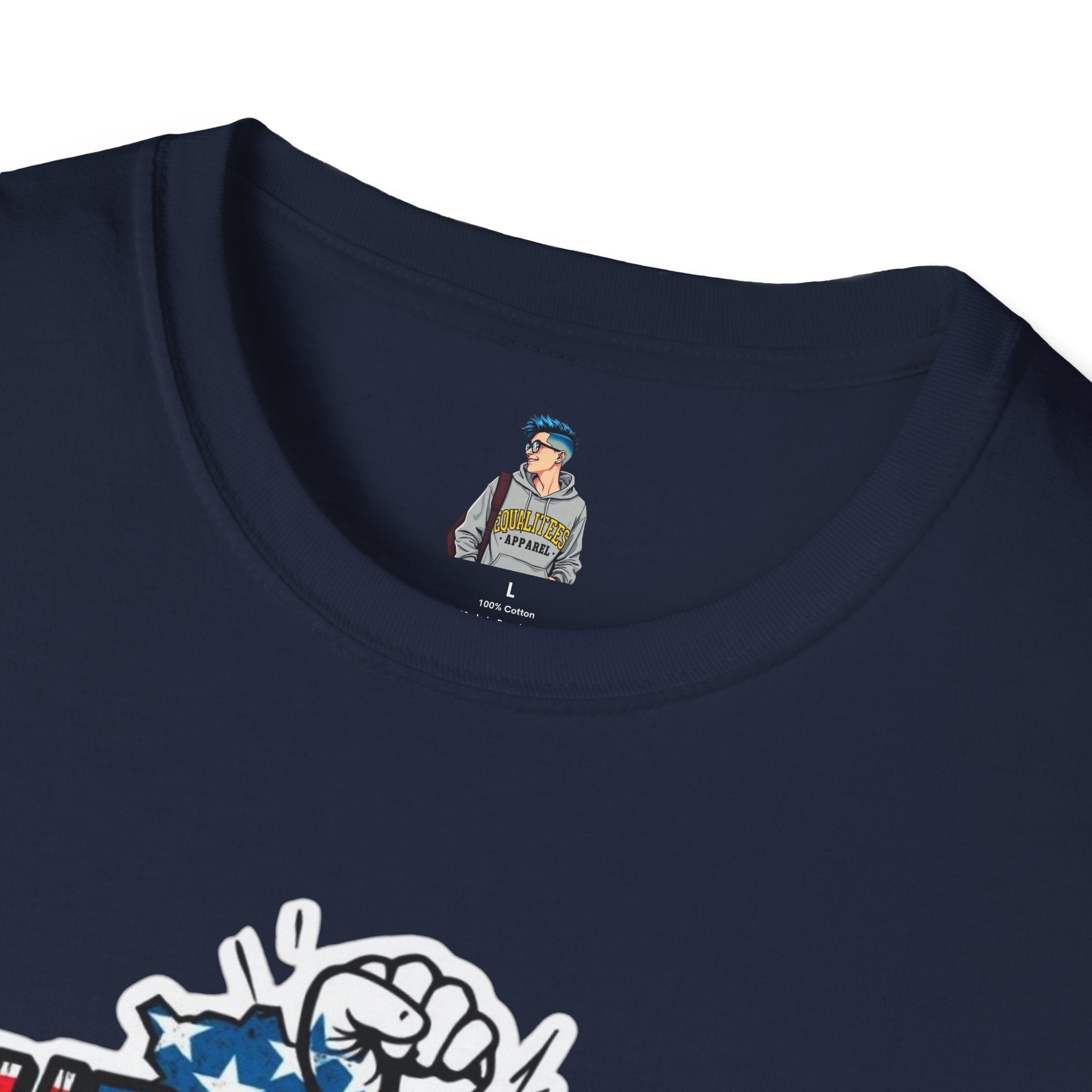 Unisex Softstyle T-Shirt - 'Fascists Feed on Fear, Starve Them' Protest Tee - EqualiTees.Me