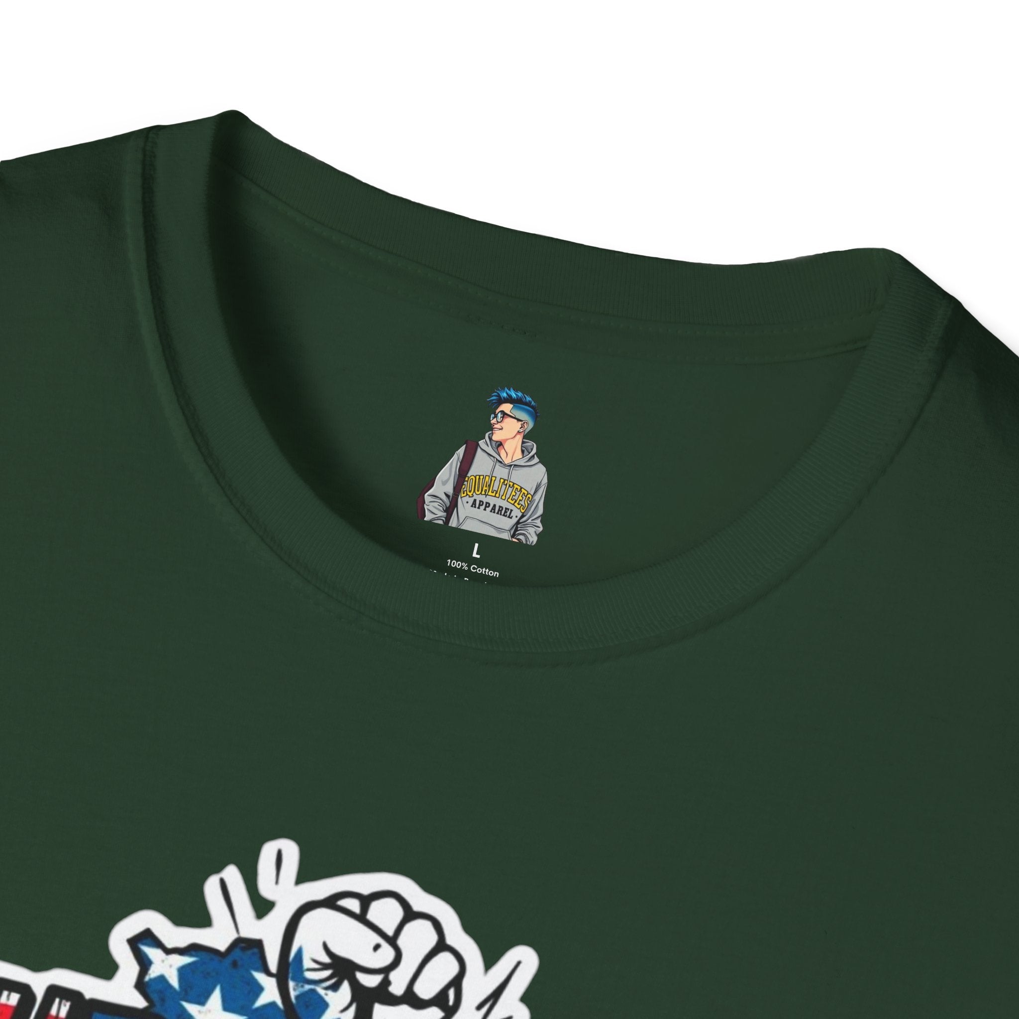 Unisex Softstyle T-Shirt - 'Fascists Feed on Fear, Starve Them' Protest Tee - EqualiTees.Me