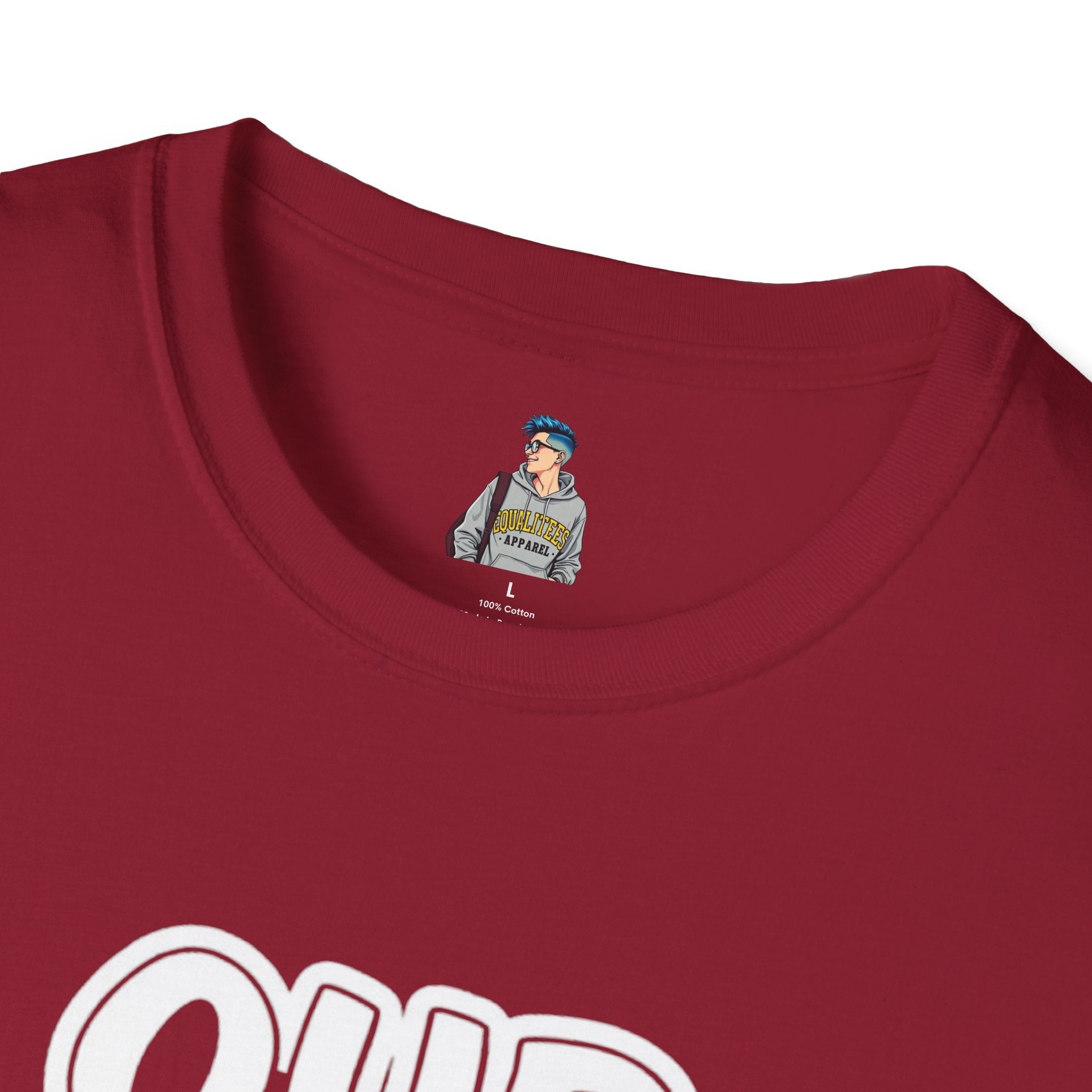 Unisex Softstyle T-Shirt - "Our Existence is Resistance" - Motivational Tee for Activists, Casual Wear, Gift for Change - makers - EqualiTees.Me