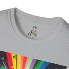 Unisex Softstyle T-Shirt - 'Queer People Belong Everywhere' Pride Graphic Tee - EqualiTees.Me