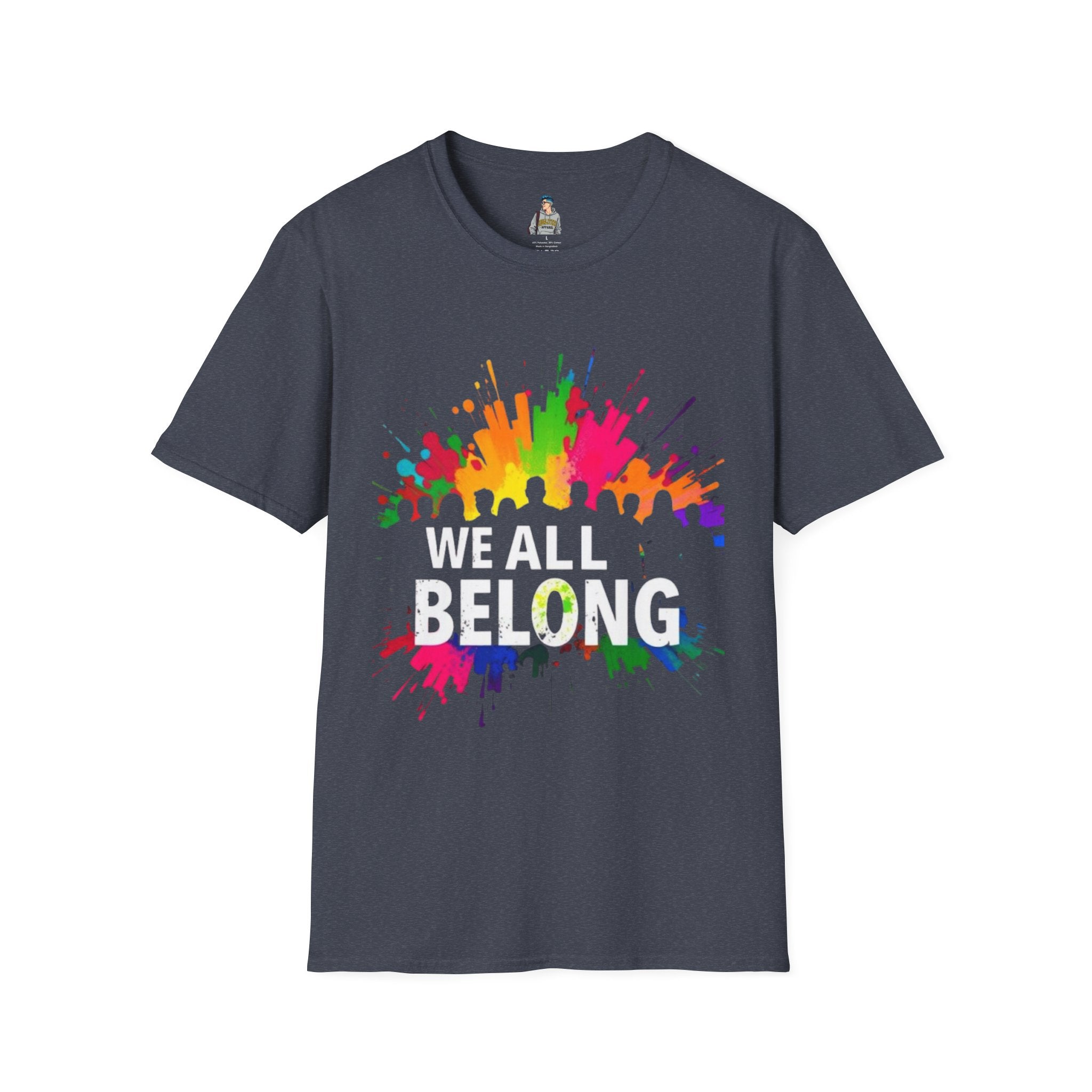 Unisex Softstyle T-Shirt - 'We All Belong" - EqualiTees.Me