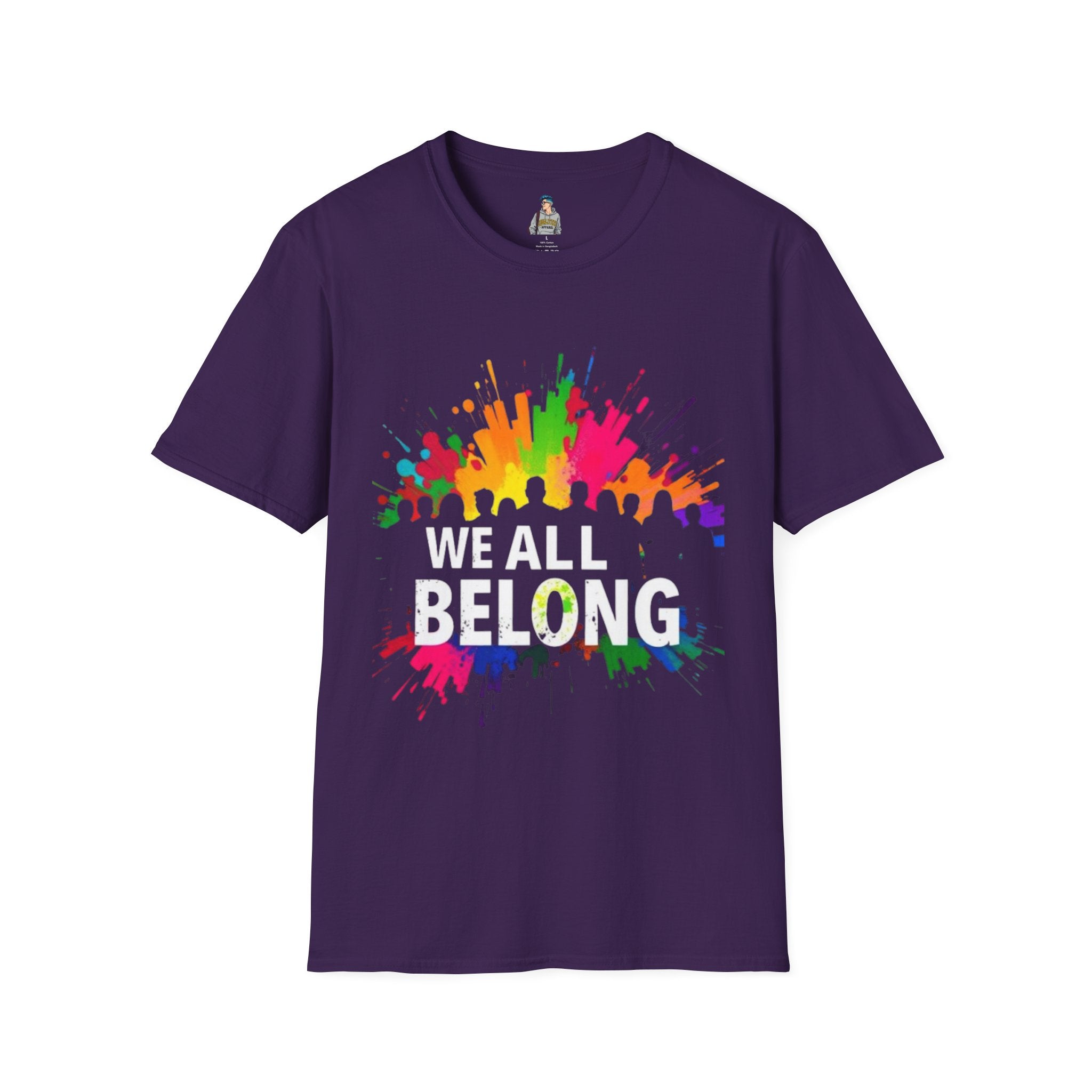 Unisex Softstyle T-Shirt - 'We All Belong" - EqualiTees.Me