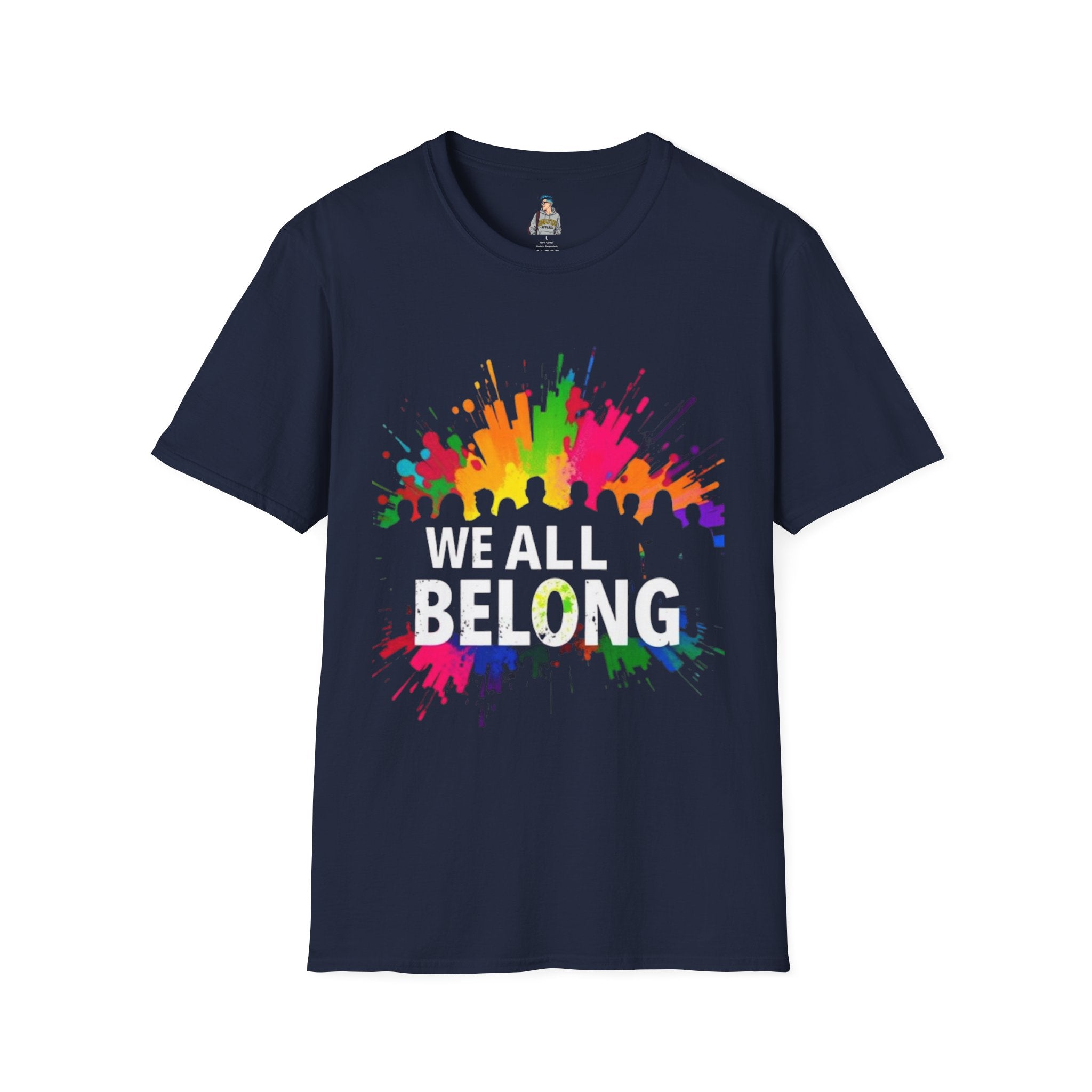 Unisex Softstyle T-Shirt - 'We All Belong" - EqualiTees.Me