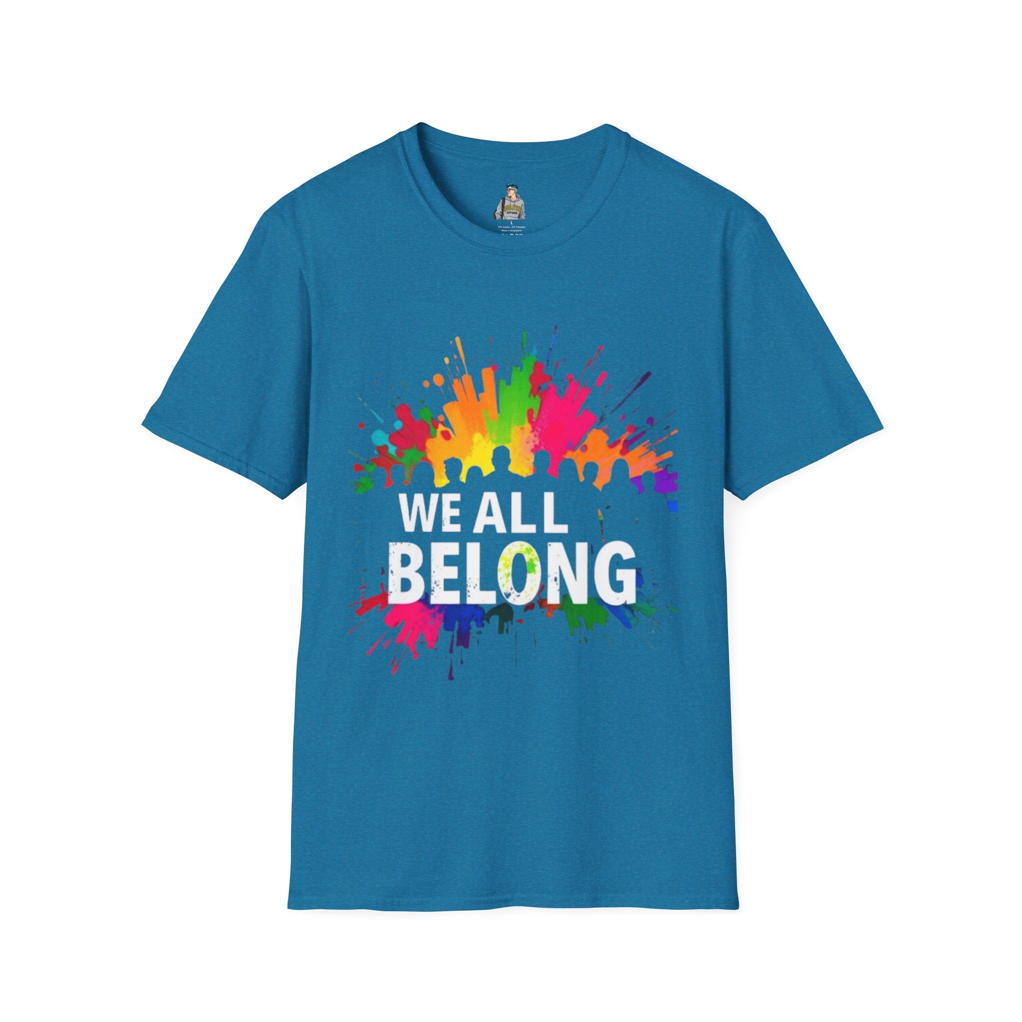 Unisex Softstyle T-Shirt - 'We All Belong" - EqualiTees.Me