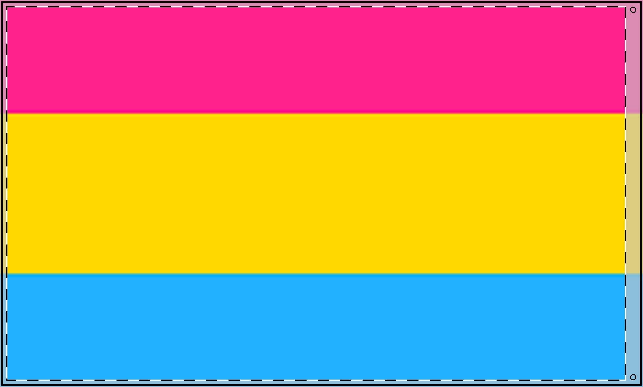 Vibrant Double Sided Pansexual Pride Flag - Perfect for Celebrations & Events - EqualiTees.Me