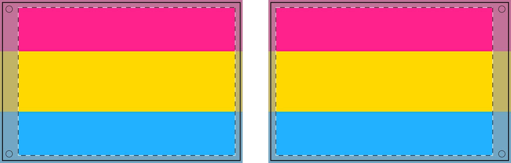 Vibrant Double Sided Pansexual Pride Flag - Perfect for Celebrations & Events - EqualiTees.Me