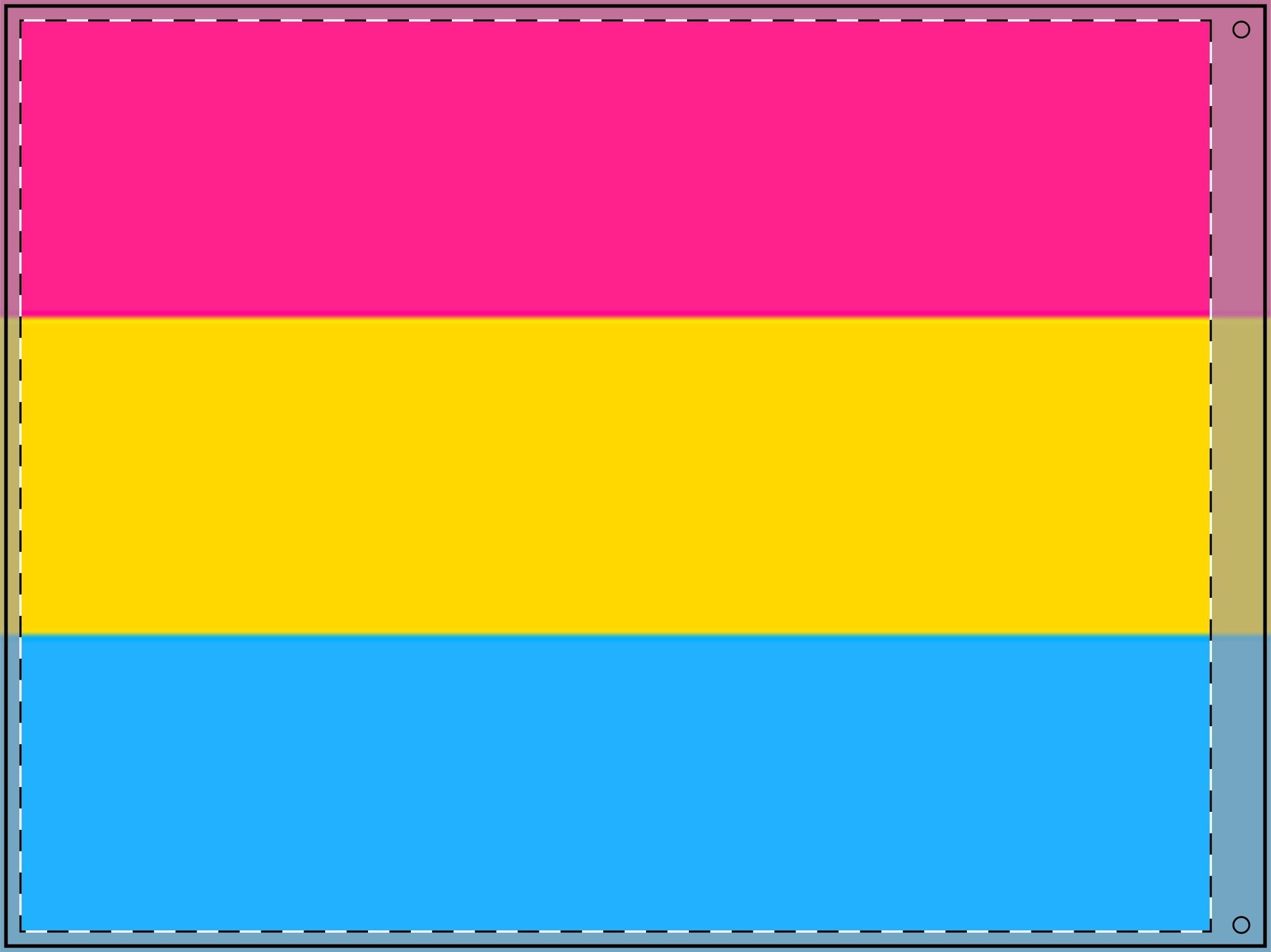 Vibrant Double Sided Pansexual Pride Flag - Perfect for Celebrations & Events - EqualiTees.Me