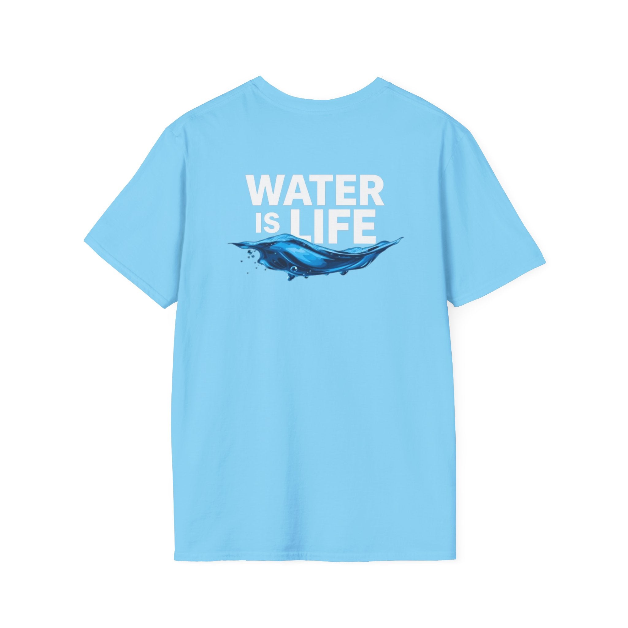 Water is Life Unisex T-Shirt | Eco - Friendly Tee for Environmentalists, Beach Lovers, Awareness Campaigns, Gifting - EqualiTees.Me