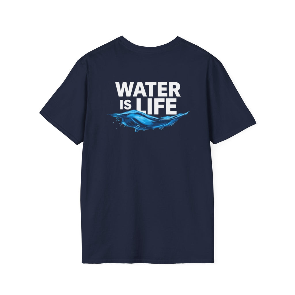 Water is Life Unisex T-Shirt | Eco - Friendly Tee for Environmentalists, Beach Lovers, Awareness Campaigns, Gifting - EqualiTees.Me