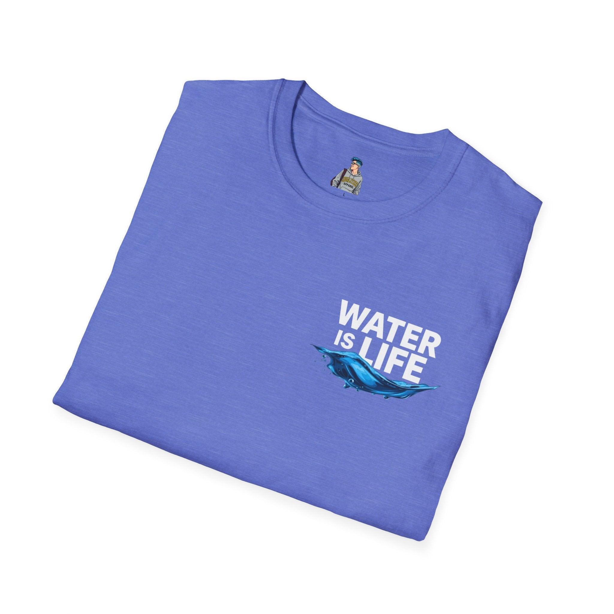 Water is Life Unisex T-Shirt | Eco - Friendly Tee for Environmentalists, Beach Lovers, Awareness Campaigns, Gifting - EqualiTees.Me