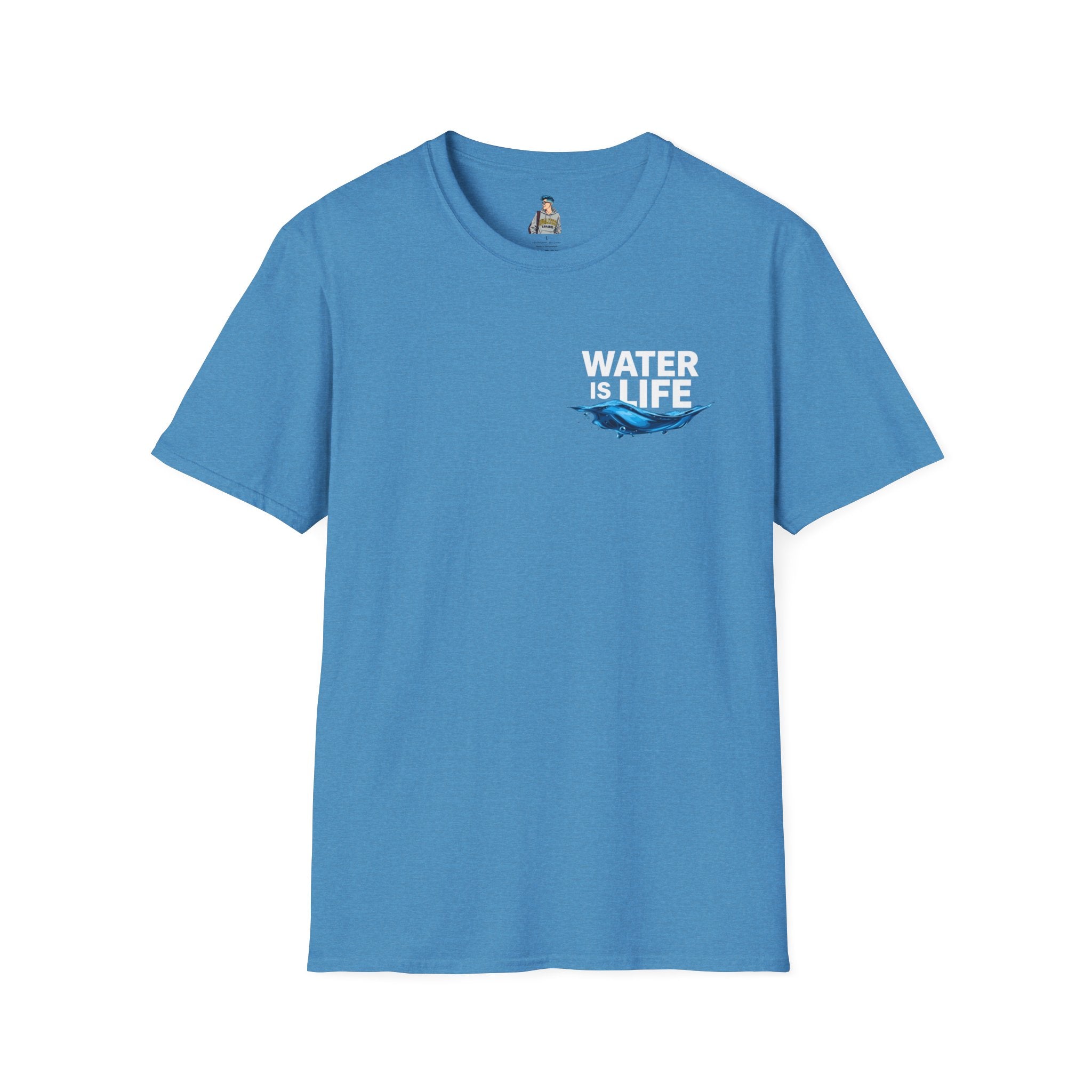Water is Life Unisex T-Shirt | Eco - Friendly Tee for Environmentalists, Beach Lovers, Awareness Campaigns, Gifting - EqualiTees.Me