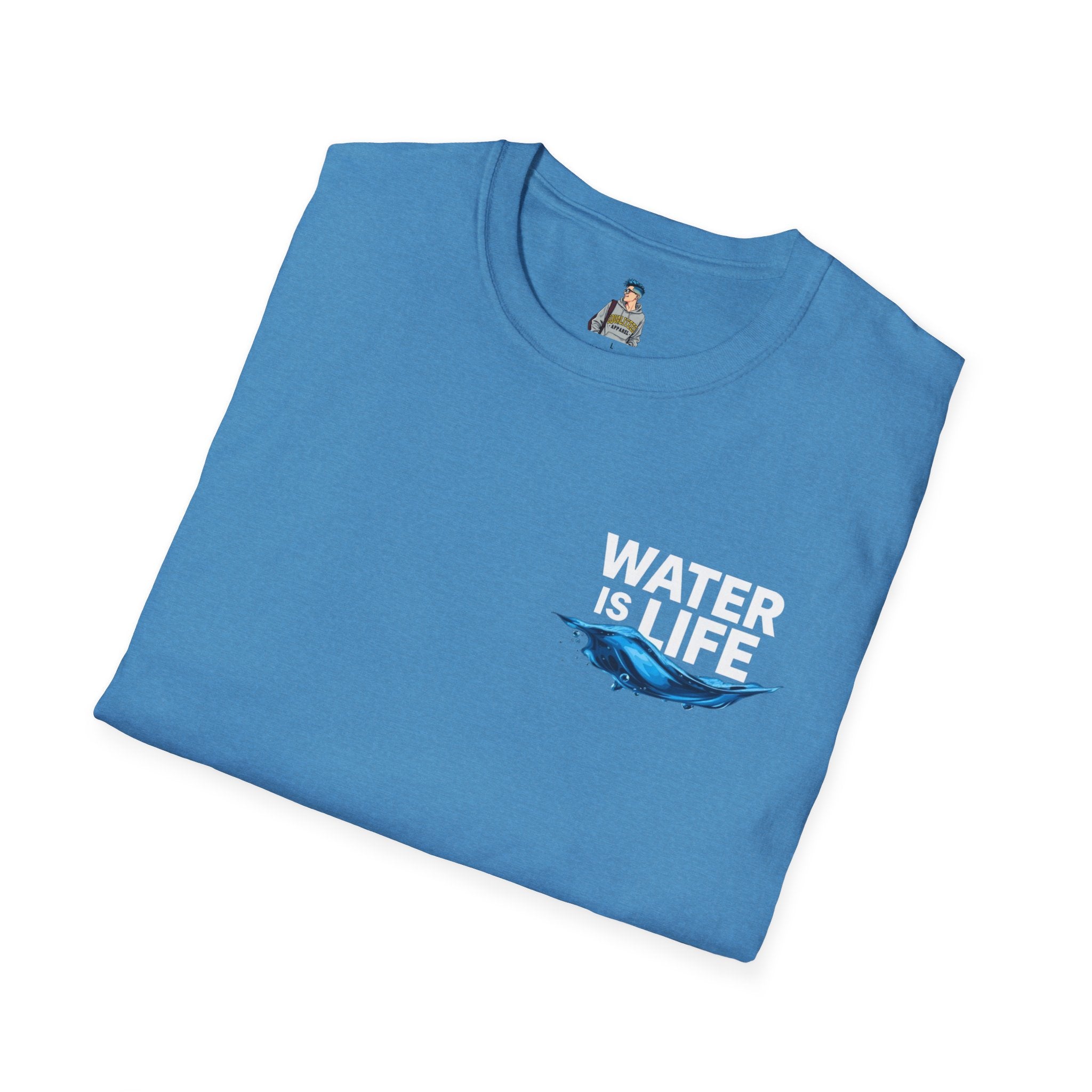 Water is Life Unisex T-Shirt | Eco - Friendly Tee for Environmentalists, Beach Lovers, Awareness Campaigns, Gifting - EqualiTees.Me
