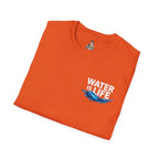 Water is Life Unisex T-Shirt | Eco - Friendly Tee for Environmentalists, Beach Lovers, Awareness Campaigns, Gifting - EqualiTees.Me