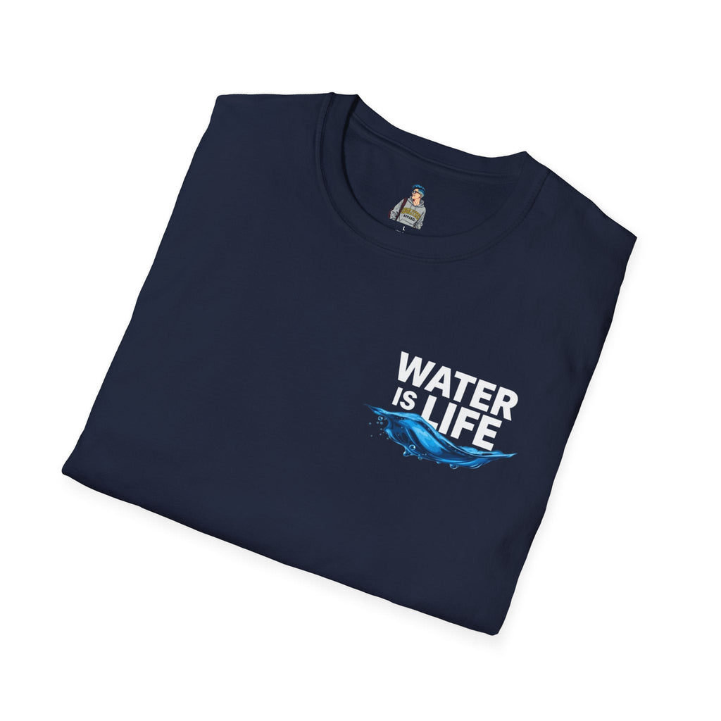 Water is Life Unisex T-Shirt | Eco - Friendly Tee for Environmentalists, Beach Lovers, Awareness Campaigns, Gifting - EqualiTees.Me
