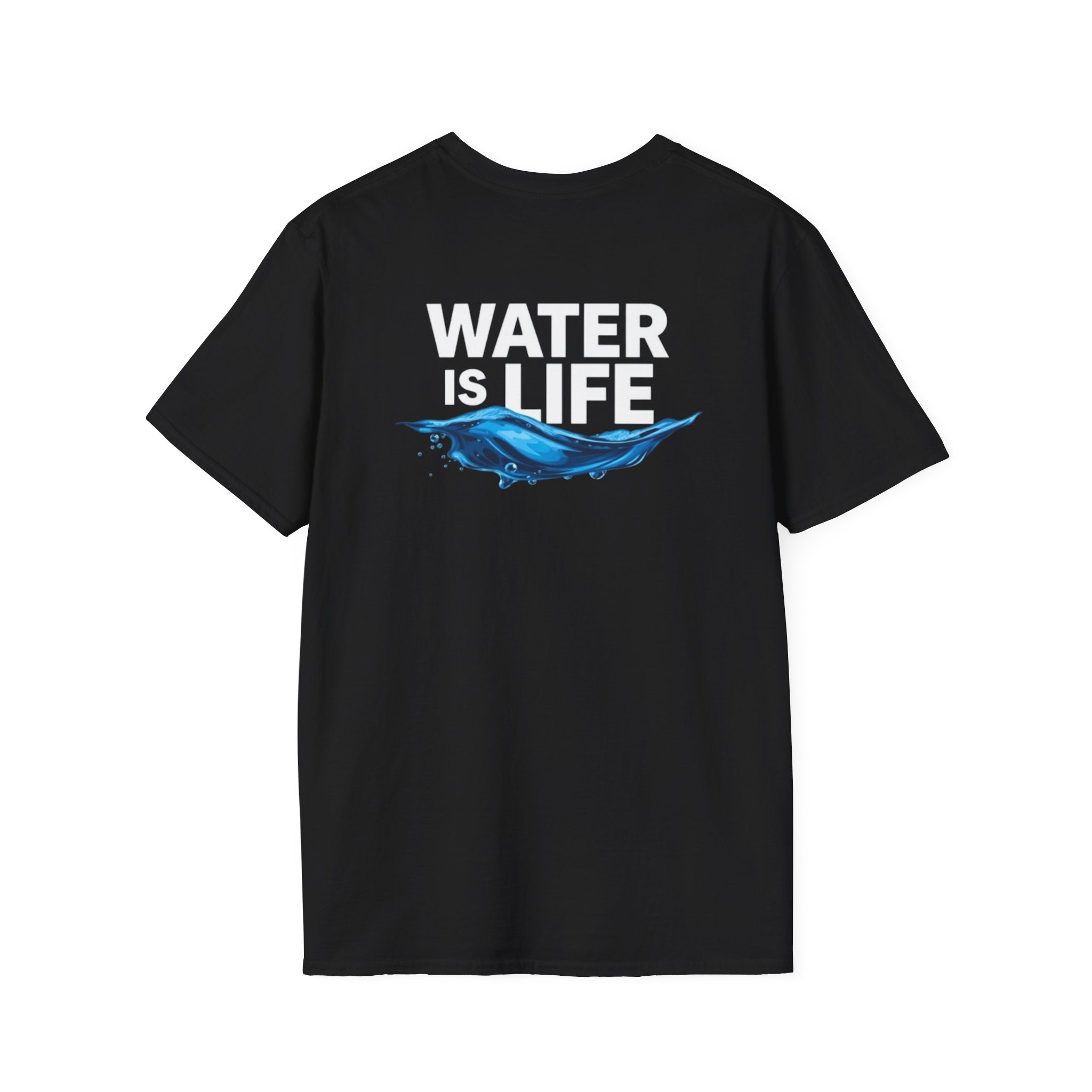 Water is Life Unisex T-Shirt | Eco - Friendly Tee for Environmentalists, Beach Lovers, Awareness Campaigns, Gifting - EqualiTees.Me
