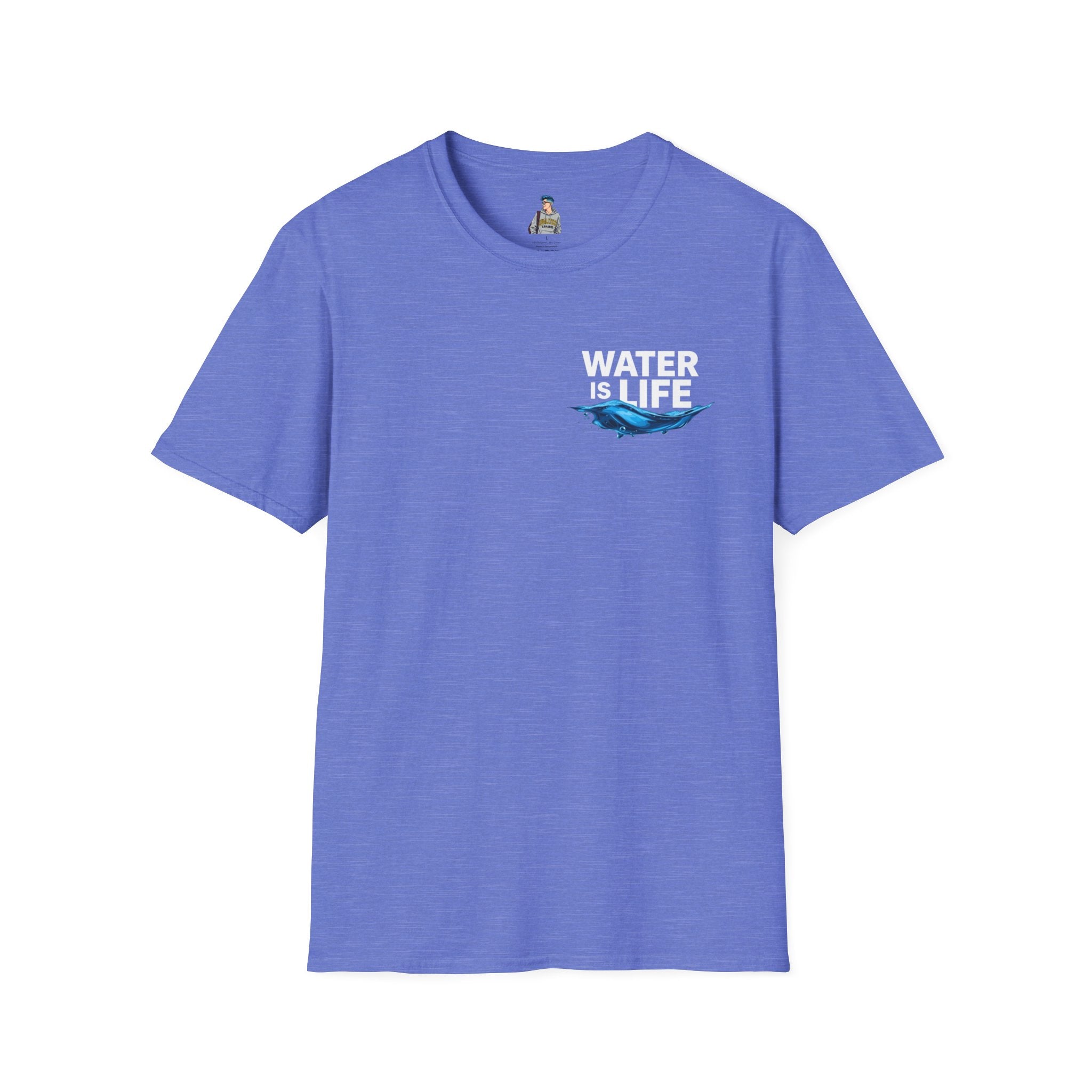 Water is Life Unisex T-Shirt | Eco - Friendly Tee for Environmentalists, Beach Lovers, Awareness Campaigns, Gifting - EqualiTees.Me
