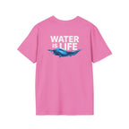 Water is Life Unisex T-Shirt | Eco - Friendly Tee for Environmentalists, Beach Lovers, Awareness Campaigns, Gifting - EqualiTees.Me