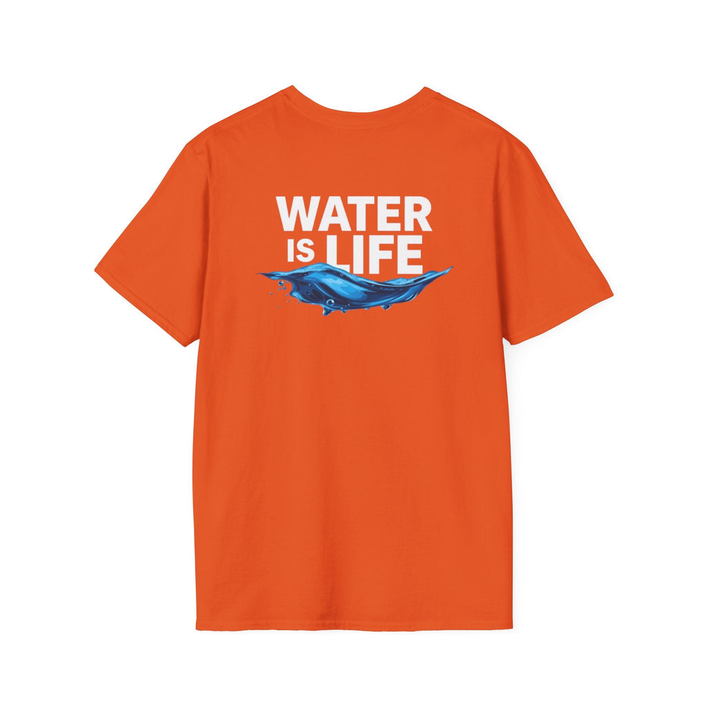 Water is Life Unisex T-Shirt | Eco - Friendly Tee for Environmentalists, Beach Lovers, Awareness Campaigns, Gifting - EqualiTees.Me