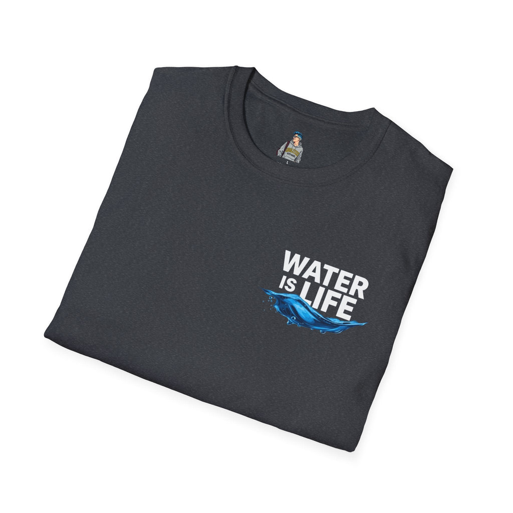 Water is Life Unisex T-Shirt | Eco - Friendly Tee for Environmentalists, Beach Lovers, Awareness Campaigns, Gifting - EqualiTees.Me