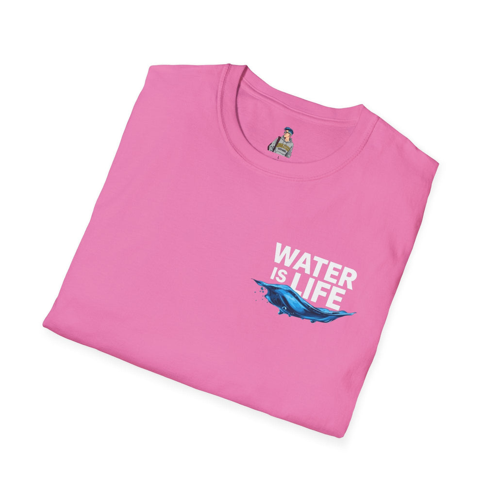 Water is Life Unisex T-Shirt | Eco - Friendly Tee for Environmentalists, Beach Lovers, Awareness Campaigns, Gifting - EqualiTees.Me