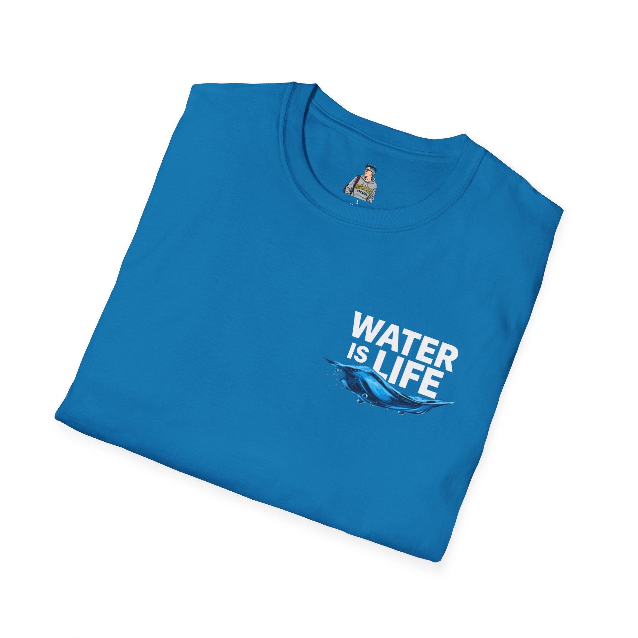 Water is Life Unisex T-Shirt | Eco - Friendly Tee for Environmentalists, Beach Lovers, Awareness Campaigns, Gifting - EqualiTees.Me
