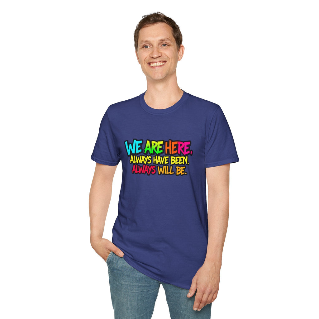 We are WHO We Are Just Leave Us tf Alone Pride Tee - EqualiTees.Me