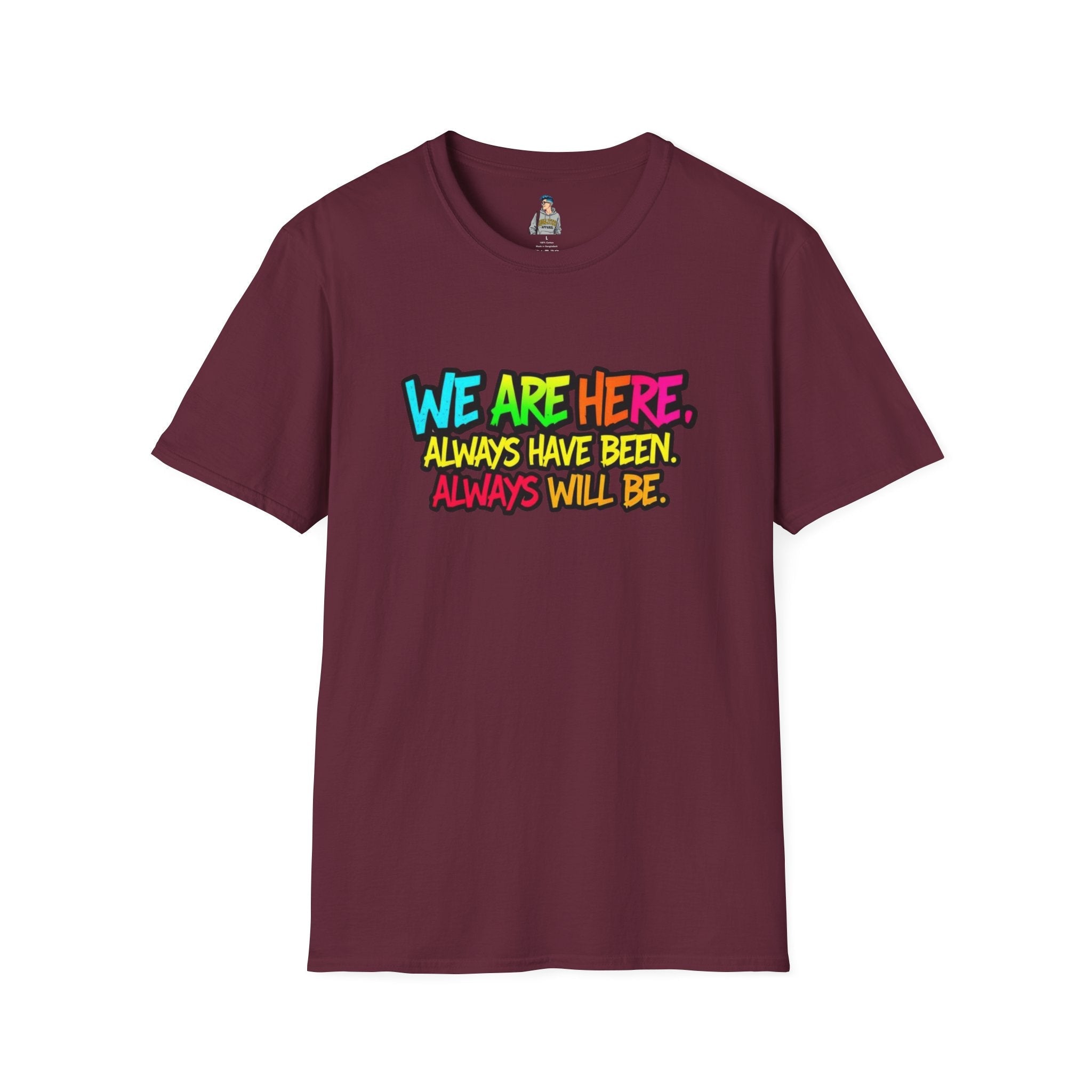 We are WHO We Are Just Leave Us tf Alone Pride Tee - EqualiTees.Me