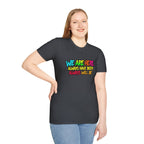 We are WHO We Are Just Leave Us tf Alone Pride Tee - EqualiTees.Me