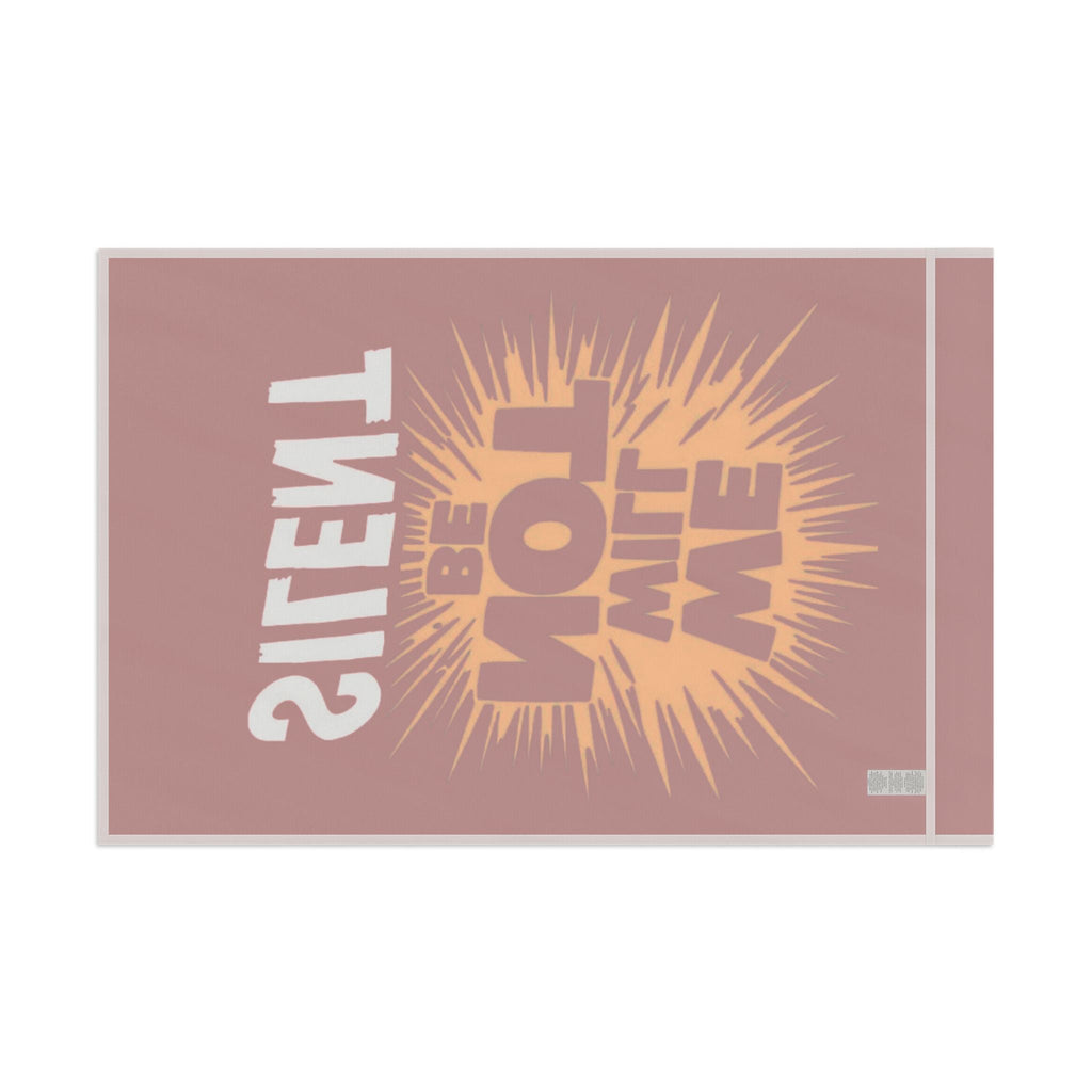 We Will Not Be Silent - Protest flag - EqualiTees.Me