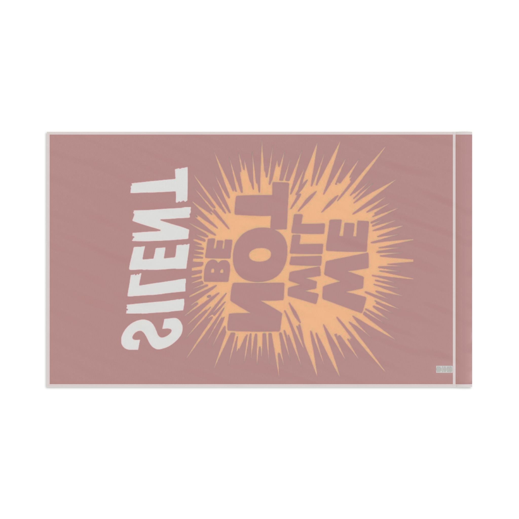 We Will Not Be Silent - Protest flag - EqualiTees.Me